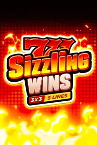 777 sizzling wins 5 lines slot logo